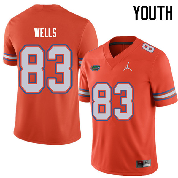 Jordan Brand Youth #83 Rick Wells Florida Gators College Football Jerseys Sale-Orange